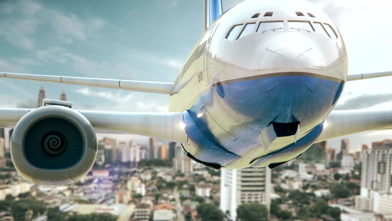 el despegue del avión kuala lumpur malasia