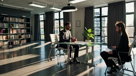 entrevista de negocios
