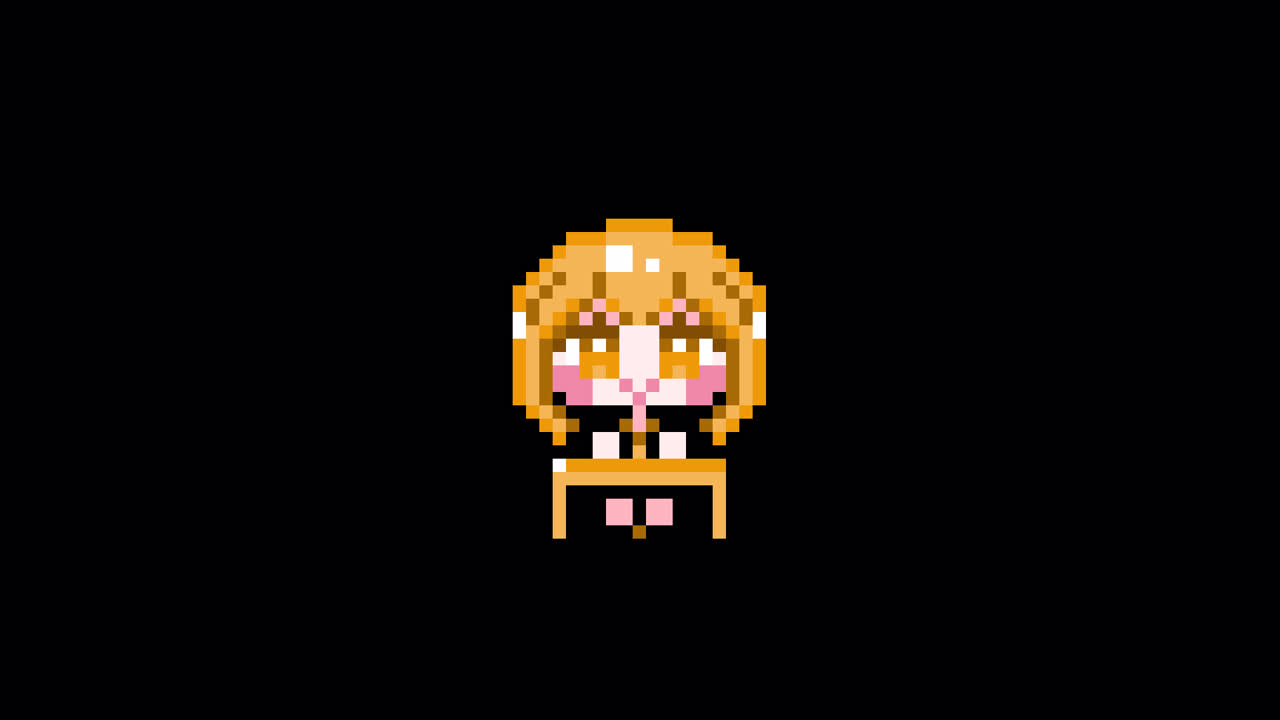 Pixel girl 01 sit at a desk Looping animation. 1080p (8).mov