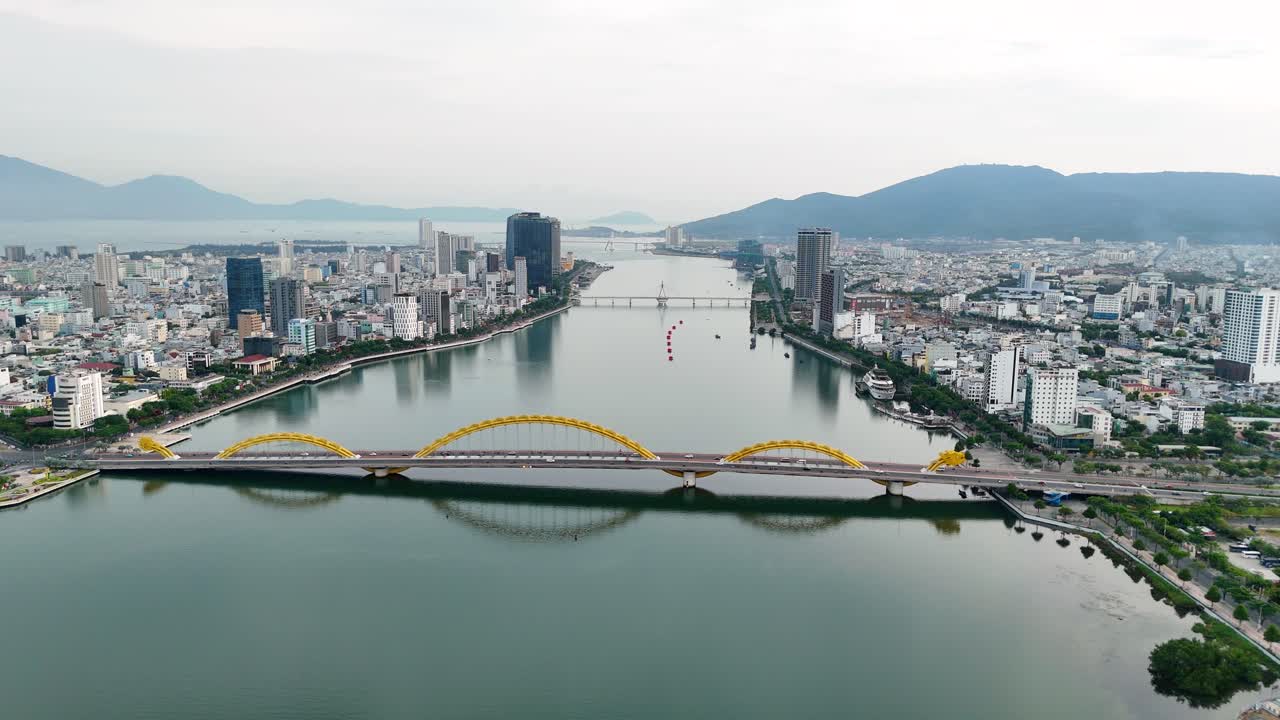 Flycam Dragon Bridge | Danang city - Vietnam