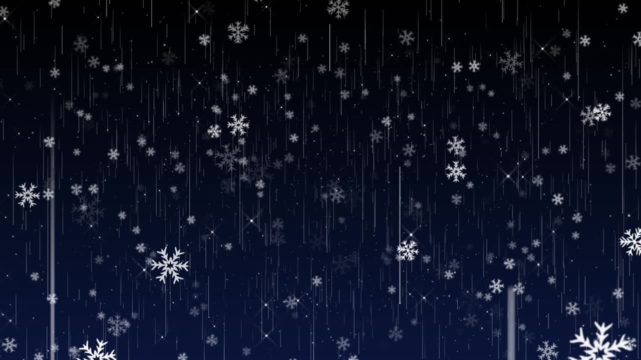 Festive and luxury design falling snow flake golden winter xmas snowflake sparkle glitter elements