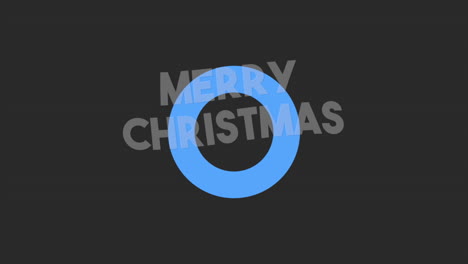 Merry-Christmas-with-blue-circle-on-black-gradient