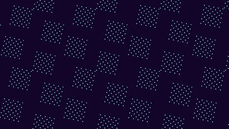 diamond pattern with white dots on blue background