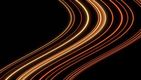 abstract art with glowing curved lines