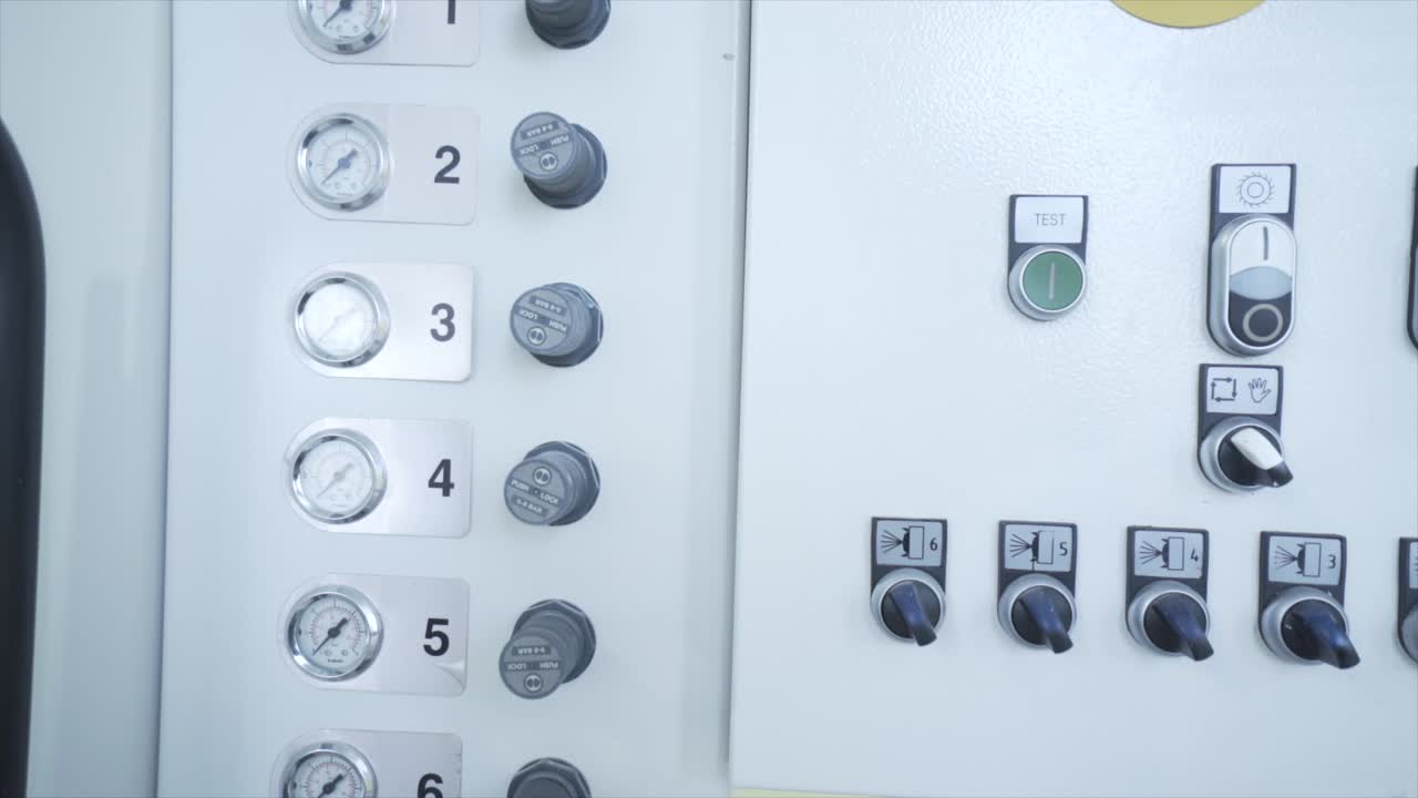 panel de control industrial