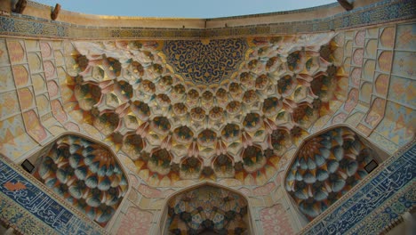 Stadt-Buchara,-Usbekistan-Abdul-Aziz-Khan-Madrassa