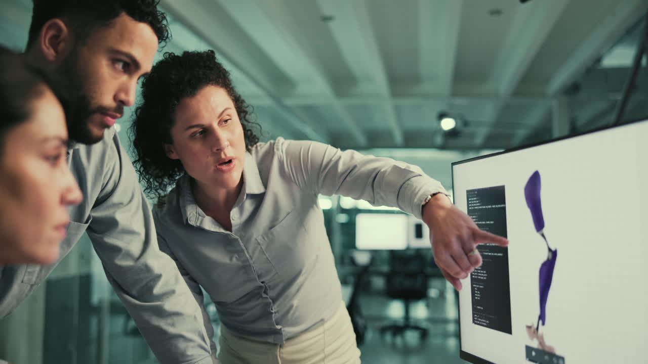 colaboración del equipo en el proyecto de diseño 3d