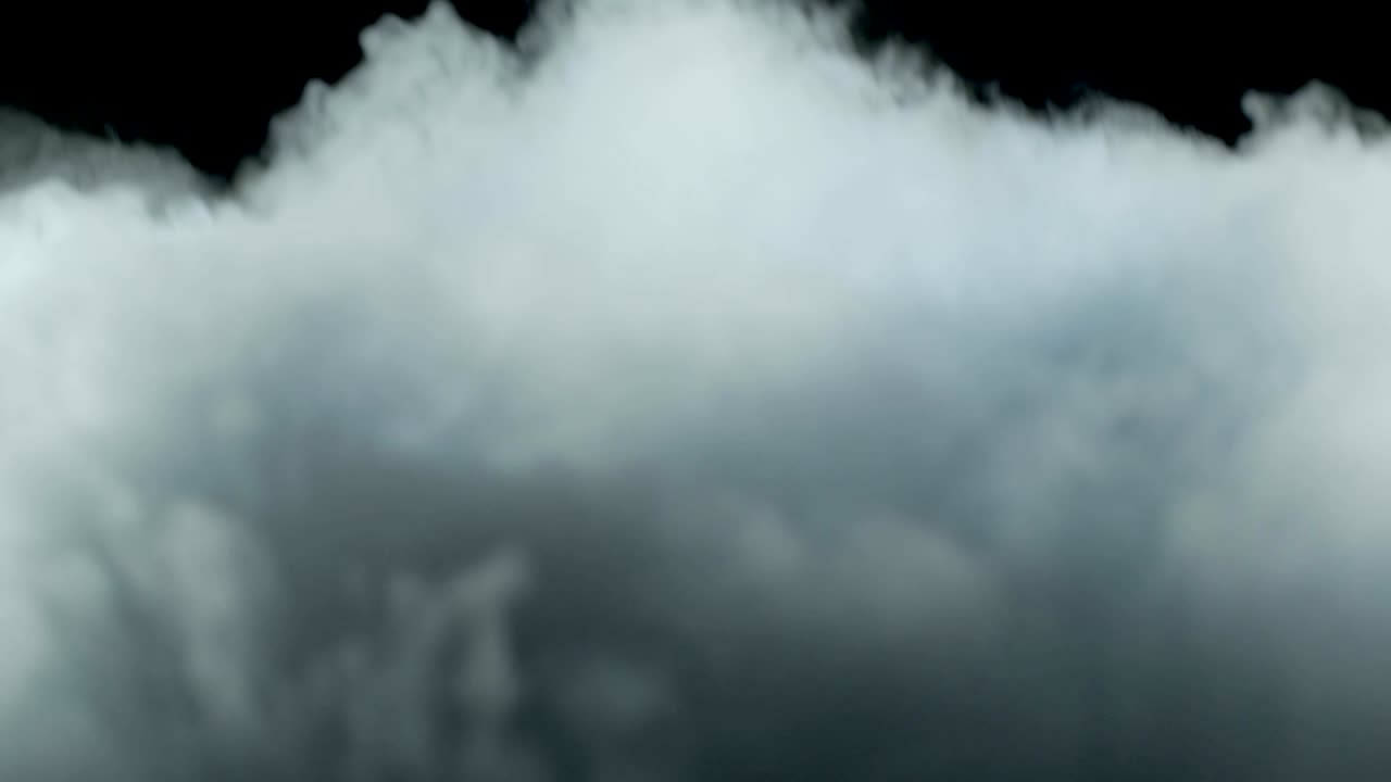 구름 현실적인 건조 얼음 연기