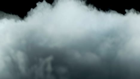 nubes de humo de hielo seco realista