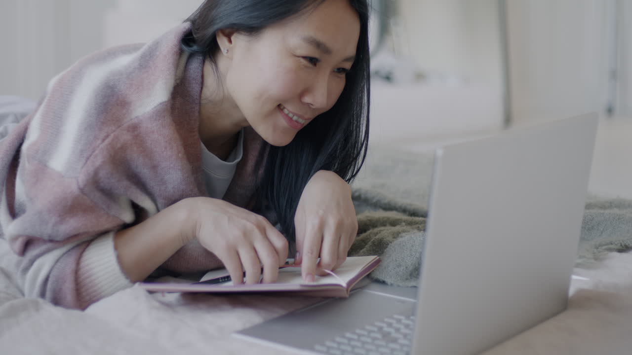 Woman Working/Studying from Home