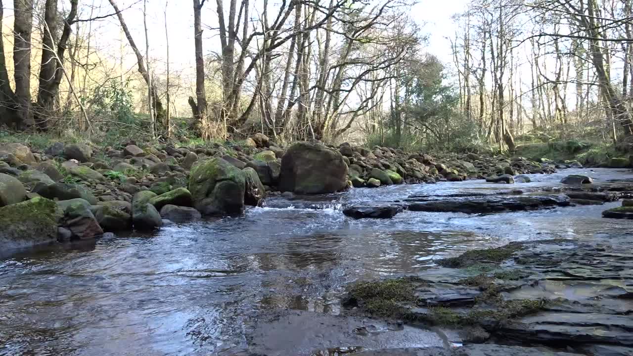 hermosas escenas del campo y el río lancashire