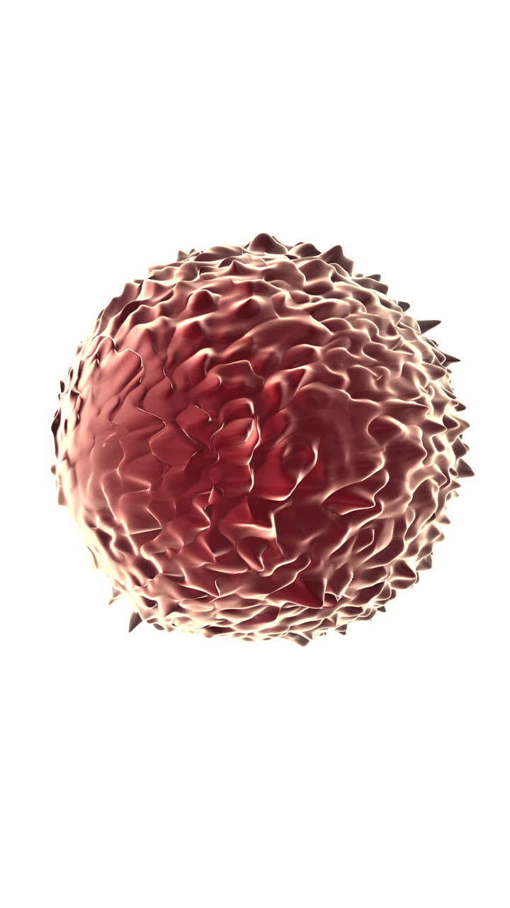 Un estratto di scienza medica mostra una sovrapposizione di organismi viventi infettati da parassiti virali