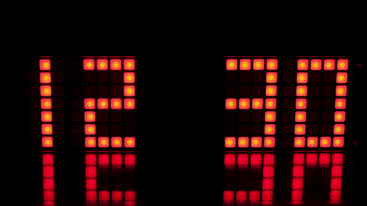 светодиодное время 90