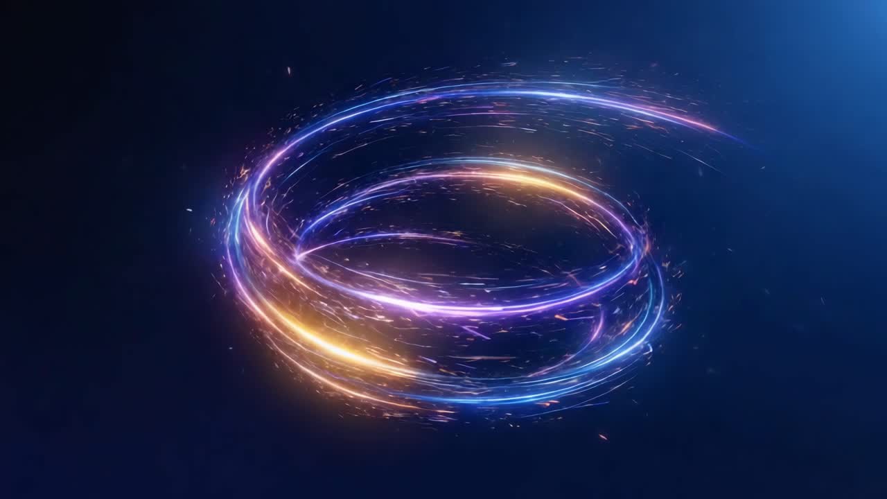 senderos de luz abstractos