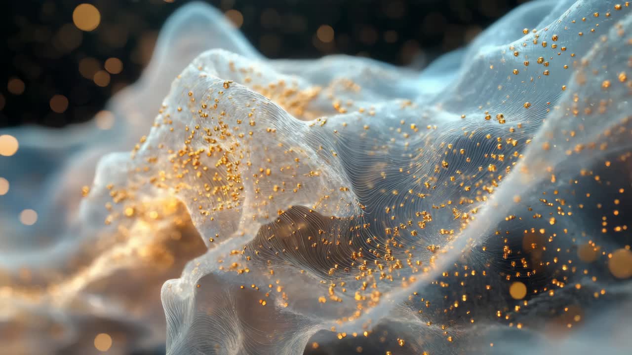 Struttura del tessuto dorato astratto