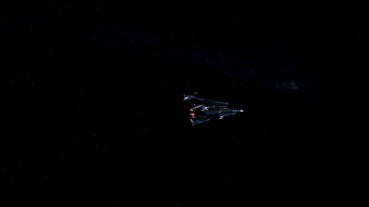 Spaceship Flyby Away from Planet