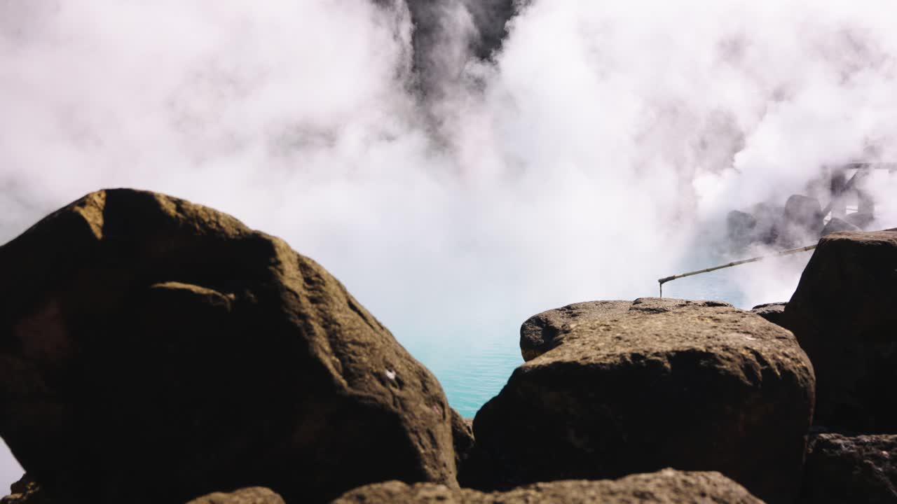 Boiling pool of Geothermal Water, Umi Jigoku "Ocean Hell" in Beppu Region Japan