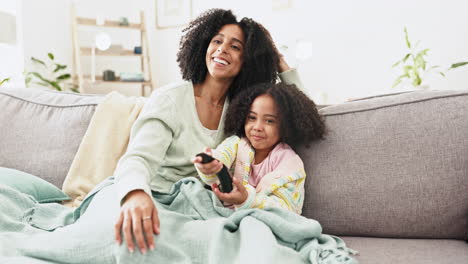 Watching-tv,-mother-and-daughter