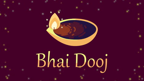 bhai dooj letras con linterna