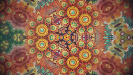 patrón de mandala geométrico vibrante