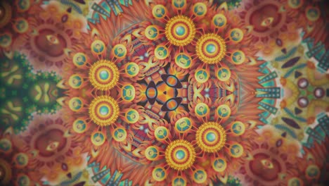 vibrant geometric mandala pattern