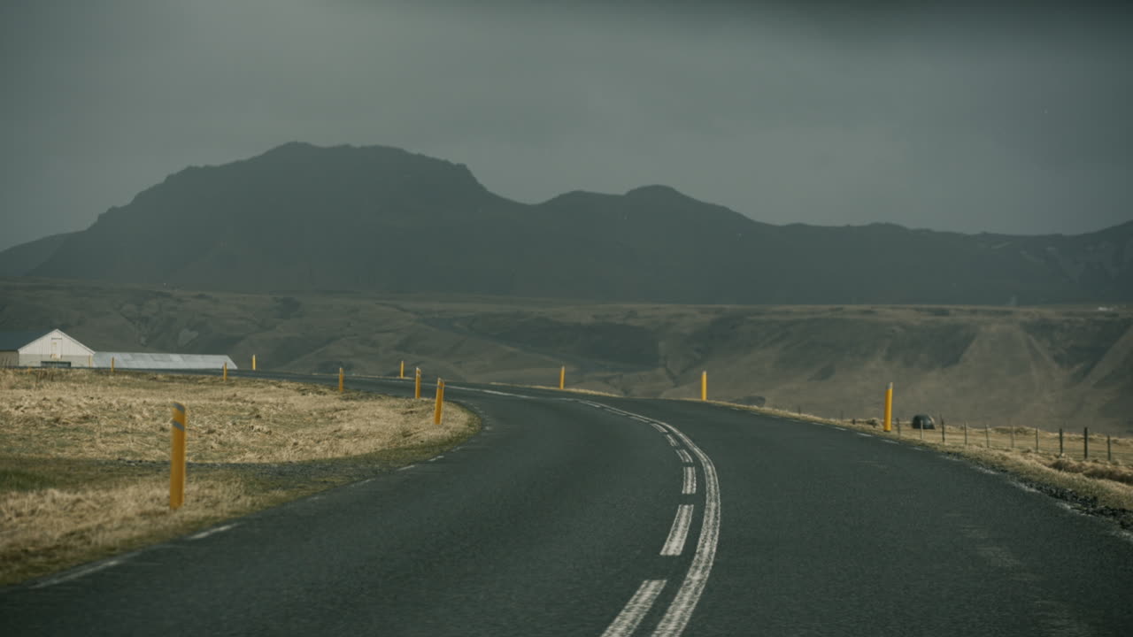 아이슬란드 산악 도로