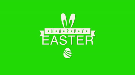 Happy-Easter-text-and-rabbit-on-green-background-4