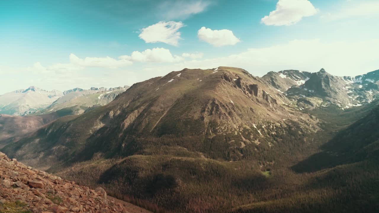 Pemandangan Gunung Taman Nasional Rocky Mountain
