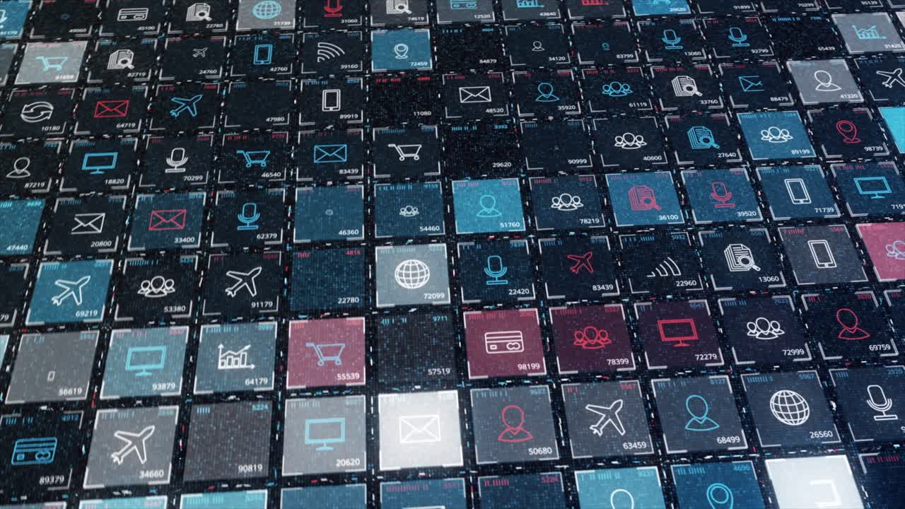 Digital Interface with Multiple Icons