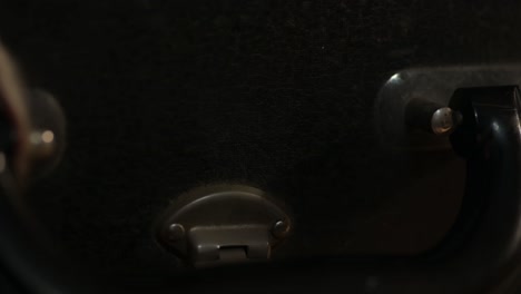teclado de máquina de escribir, máquina de escribir negra de época macro