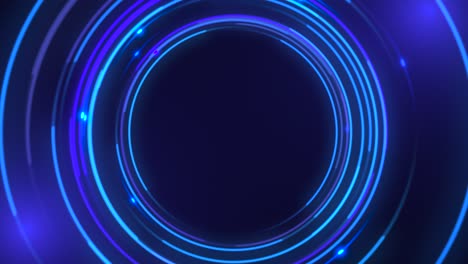 neon blue circles pattern