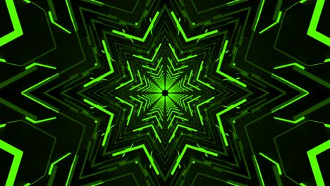 looped green abstract technology endless