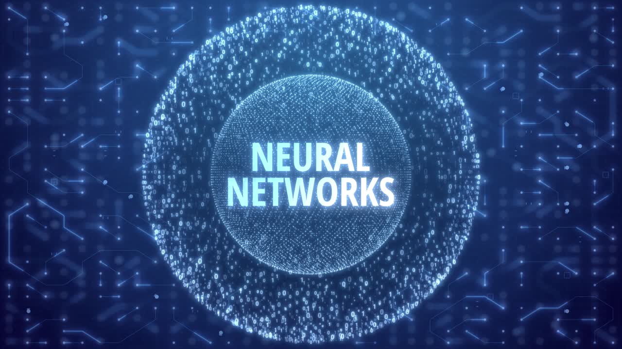 Animated Text Neural Networks on Digital Circuit Board