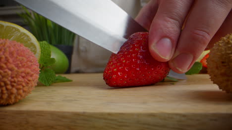 Preparing a Fresh Fruit Salad