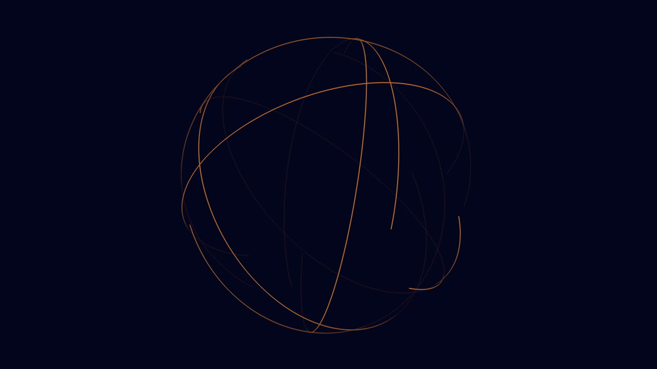 점선 일러스트레이션으로 연결된 원