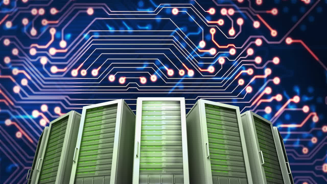 Animation of servers over network of connections