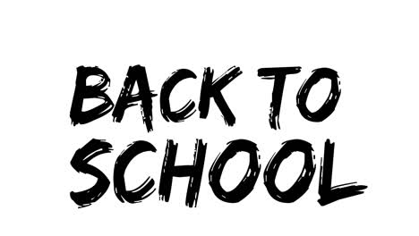 Animation-of-back-to-school-text-on-white-background