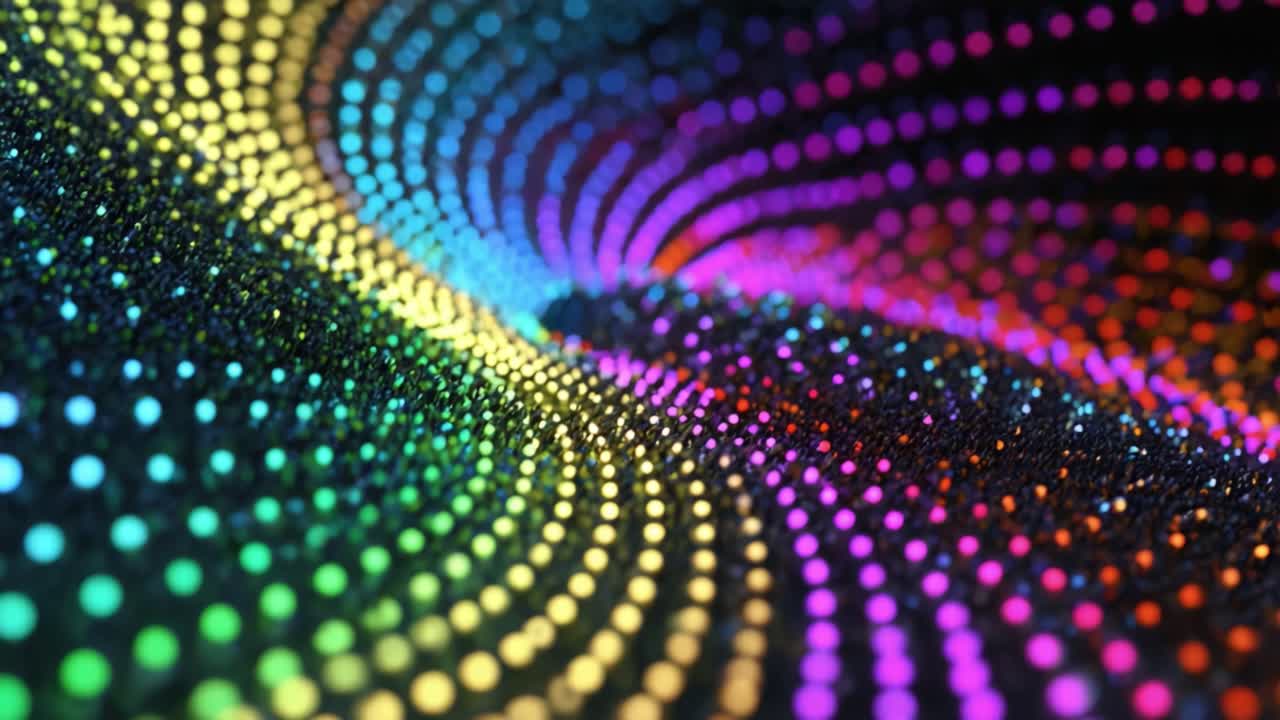 A Captivating Visual Journey Through Colorful Waves of Light and Textures: An Exploration of Dynamic Patterns and Vibrant Gradients in an Abstract Setting