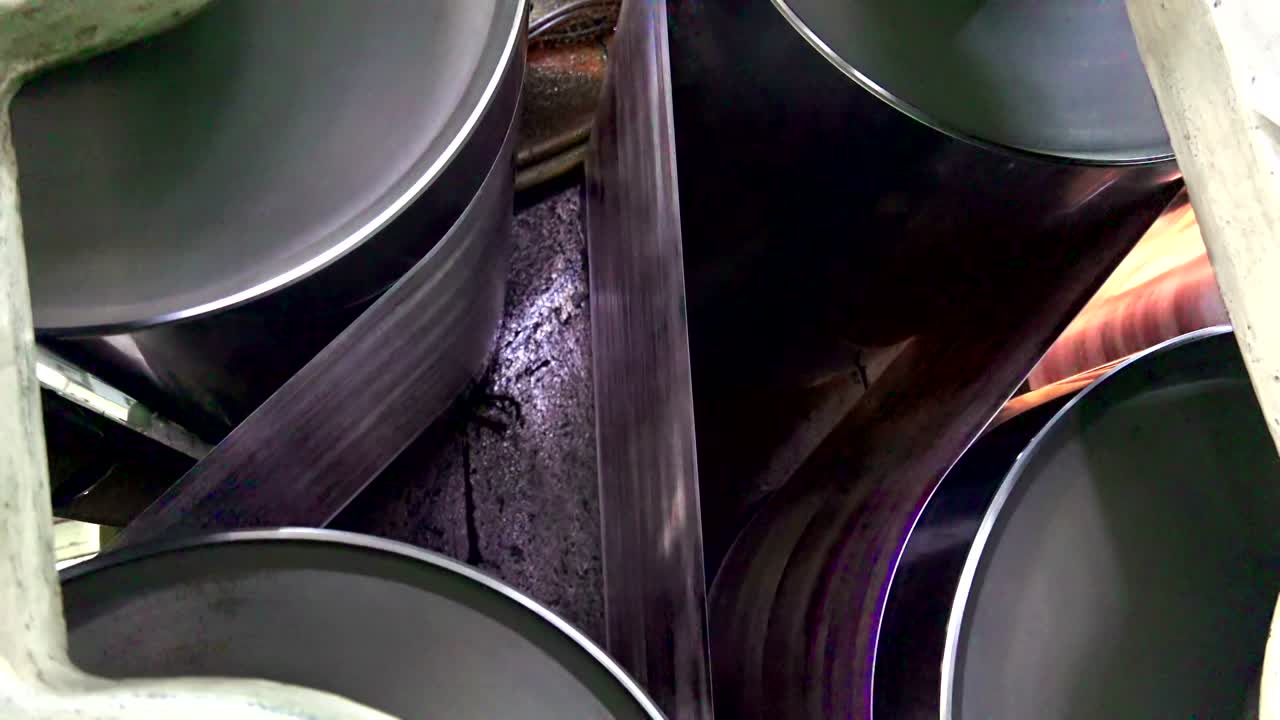 proceso de producción de la planta de impresión, fondo de bucle