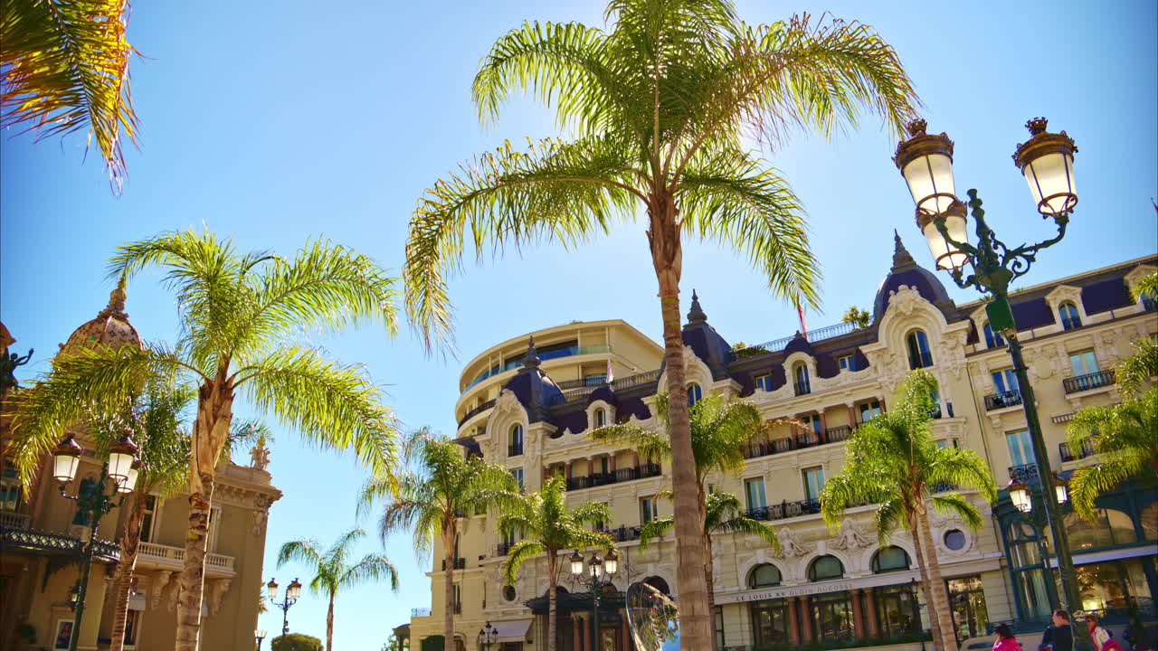 Street view of the Hotel de Paris Monte-Carlo in Monaco