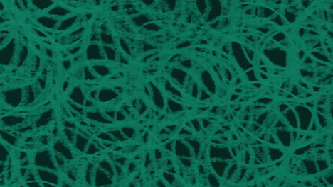 Bewegung-Abstrakte-Geometrische-Grüne-Kreise-Bunter-Textilhintergrund