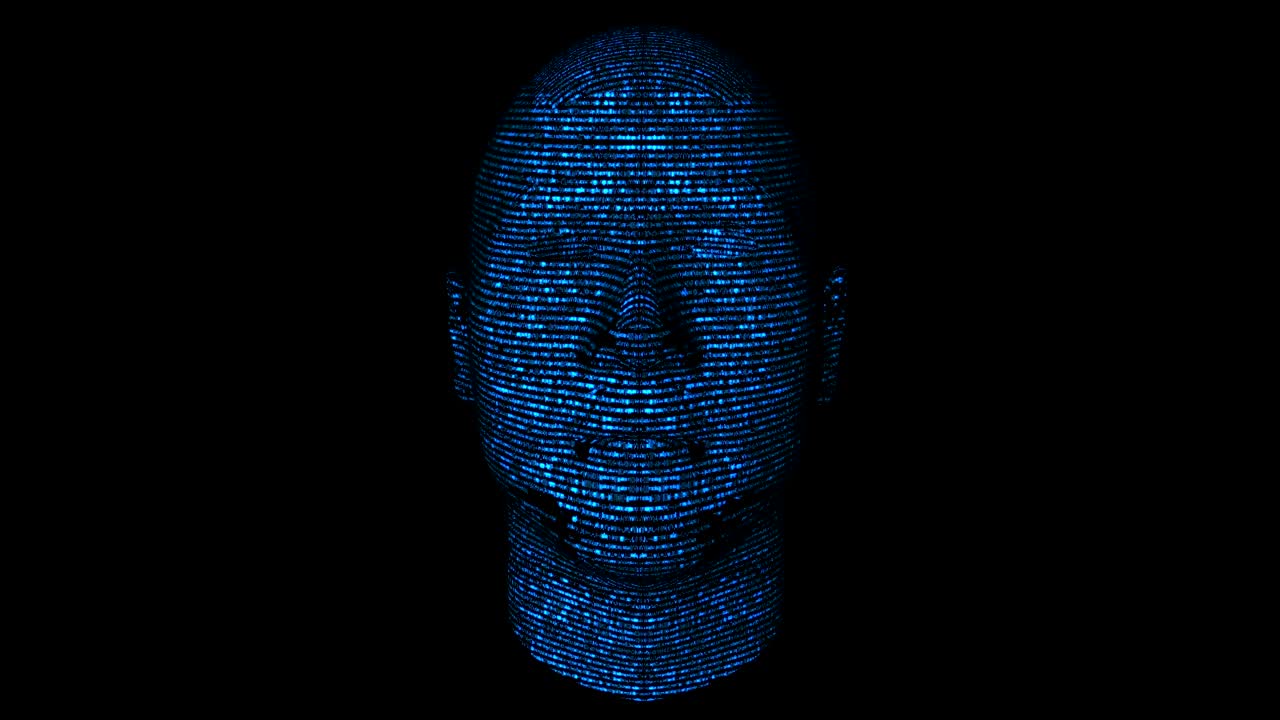 Holographic AI Head - loop