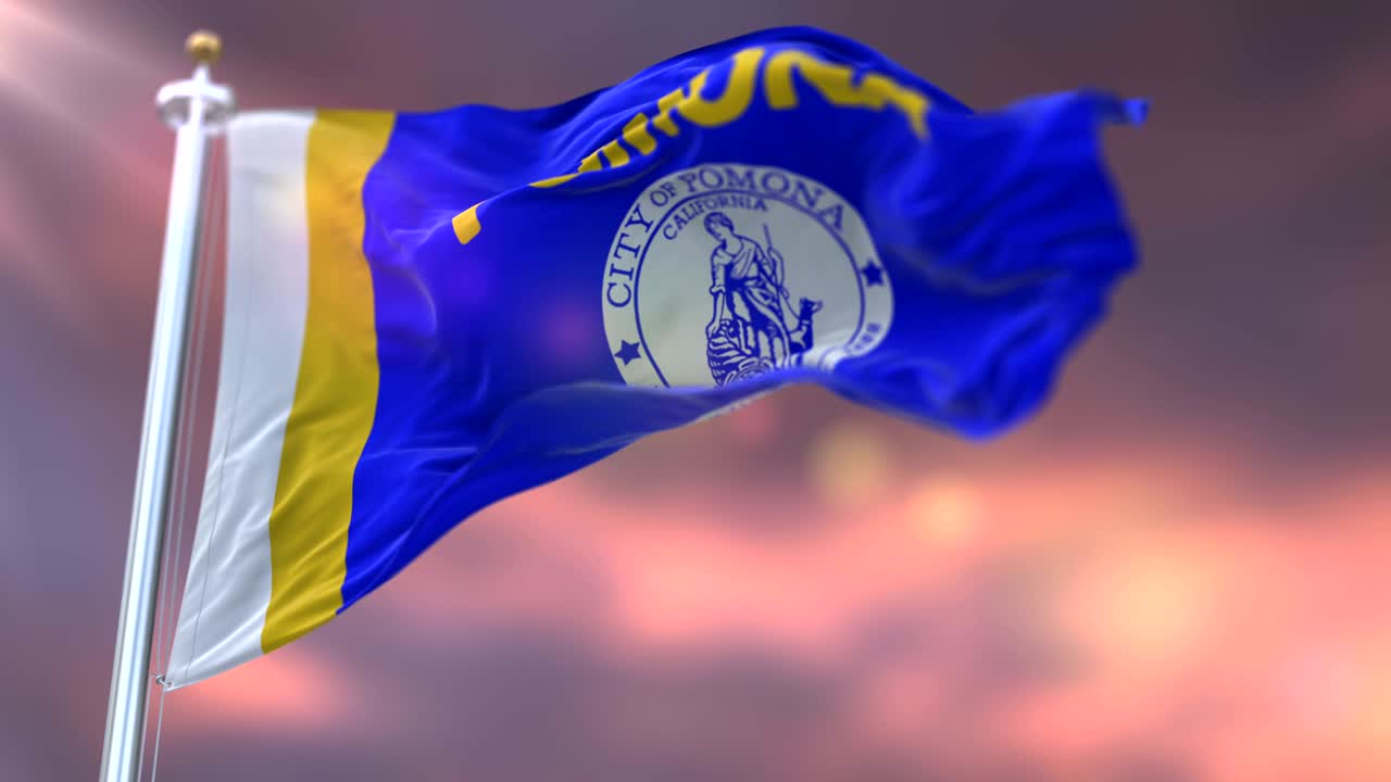 해가 지면 포모나의 발, 미국 캘리포니아 시 - 루프