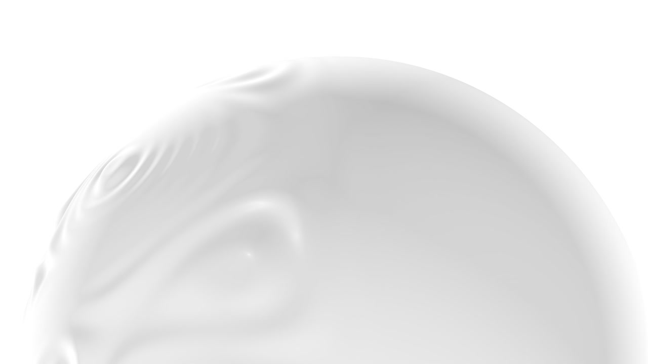 구체에 색 파동 액체. 이동 지도 텍스처와 함께 현대 루핑 배경