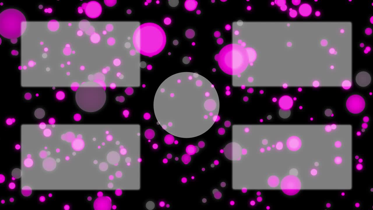 곡물 점 이동 끝 카드 끝 화면 모션 그래픽