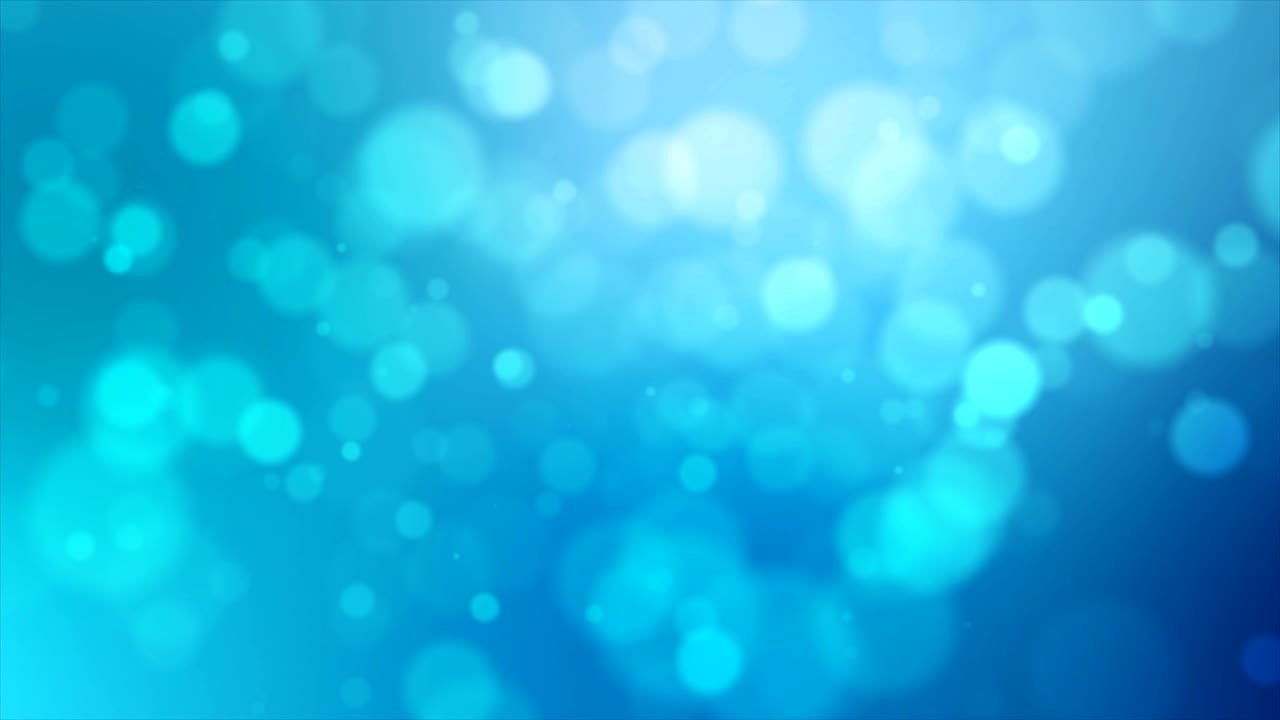 Sfondo astratto blu 4K con effetto bokeh sfocato e effetto luce