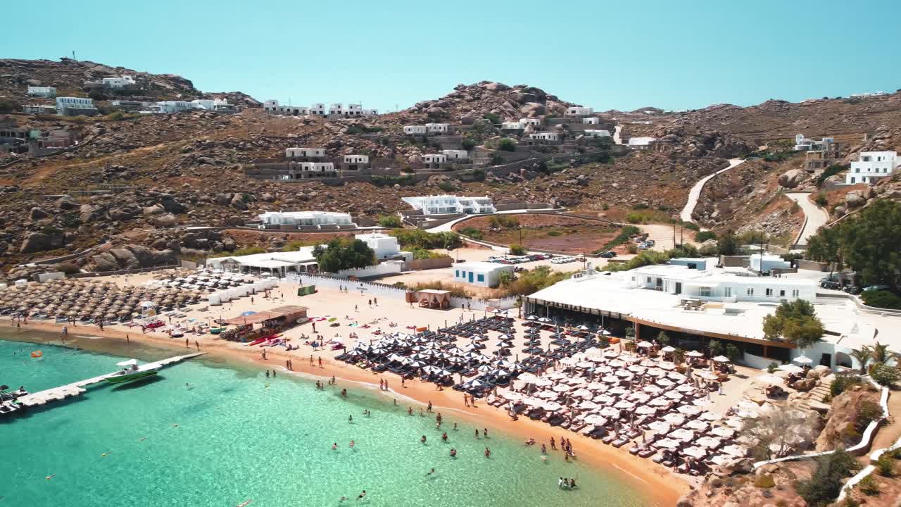 super paraíso playa mykonos en grecia
