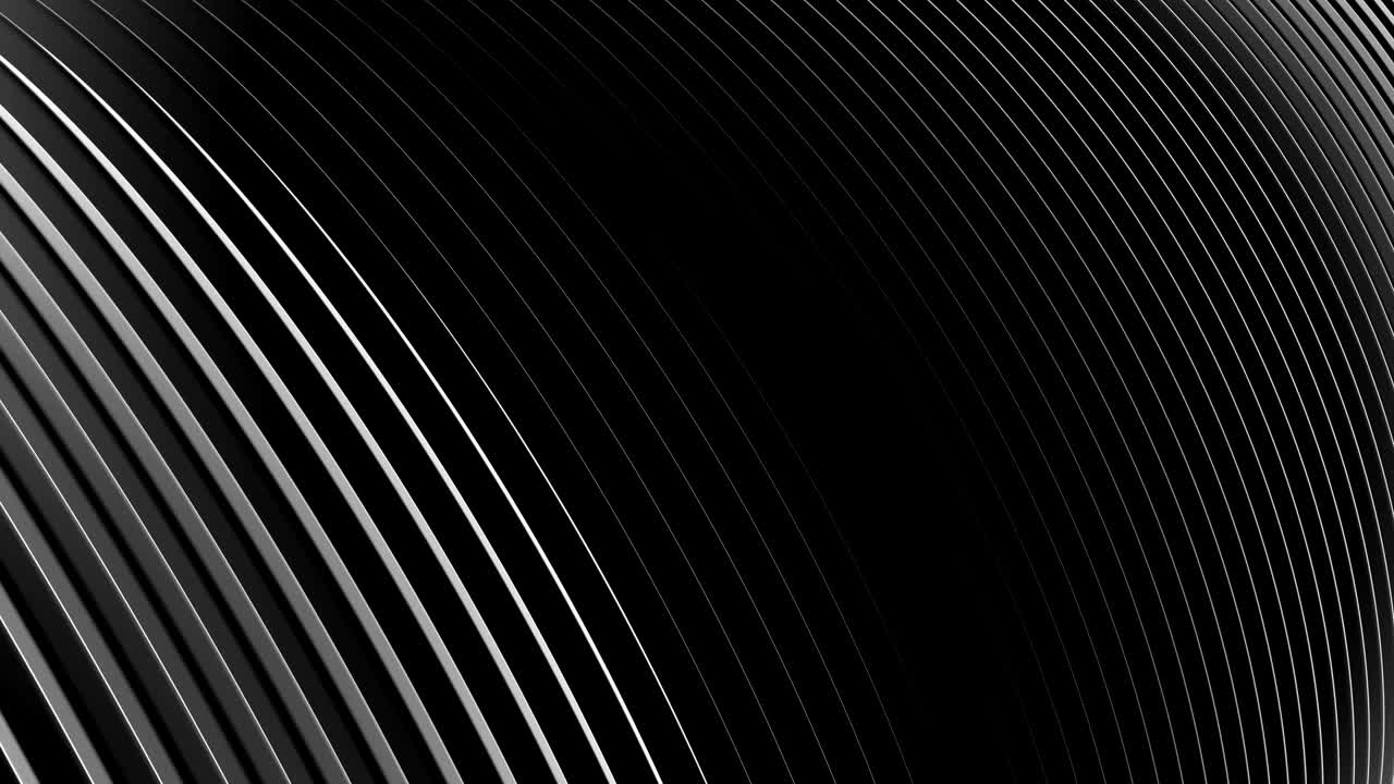 Abstract pattern of circle shape with the effect of move. White clean rings animation.