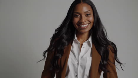 smiling businesswoman portrait