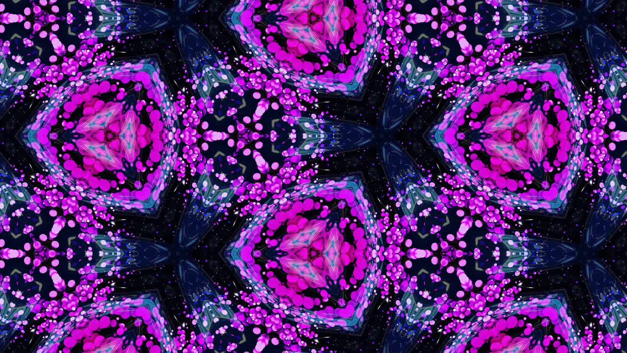 efecto caleidoscopio de la superficie líquida ondulada brillante con círculos distorsionados flotan como gotas de pintura en aceite. fondo creativo con gradiente multicolor en 4k. 3d